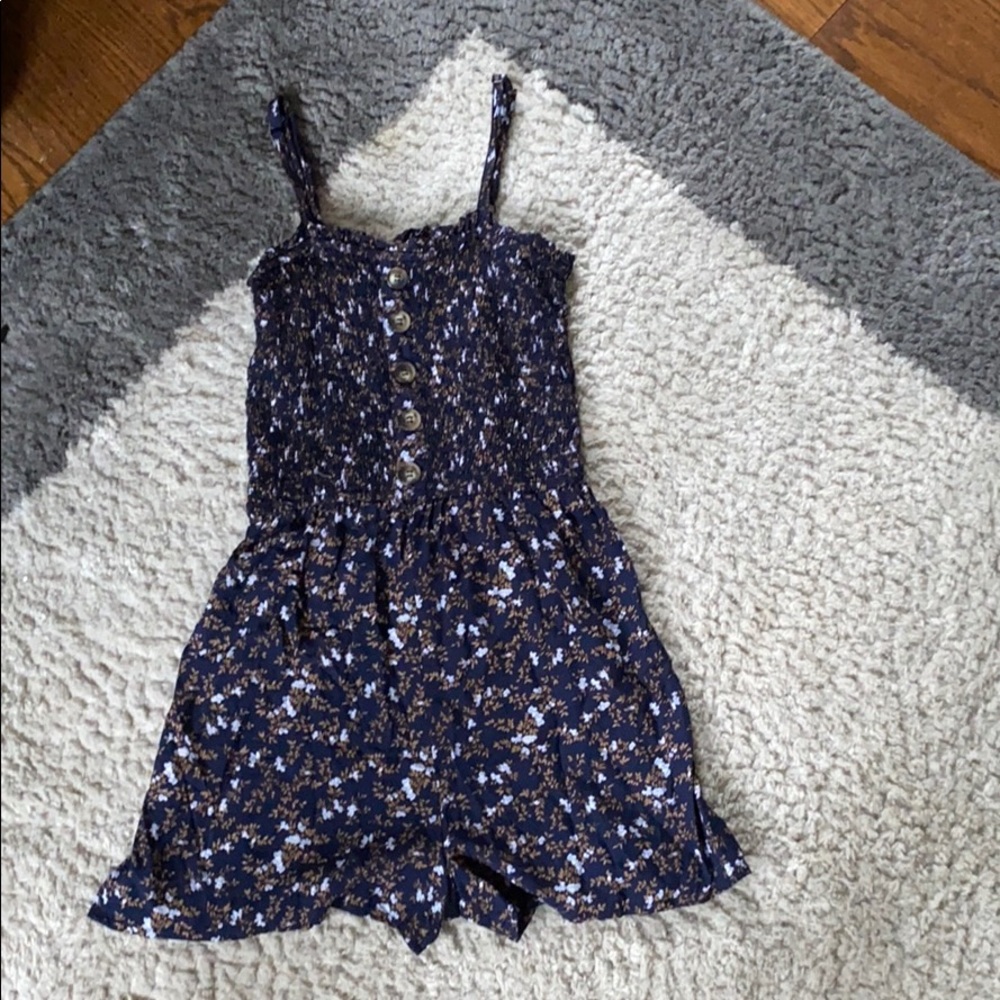 Sky and sparrow floral romper